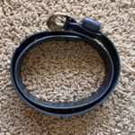 Liz Claiborne  Blue Lizard Embossed Genuine Leather Belt #2654 Womens Small VTG Photo 10