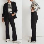 Madewell  Curvy Skinny Flare Jeans in Black Frost Wash Photo 1