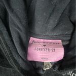 Juicy Couture  forever 21 black cropped velour track suit long sleeve sweater sm Photo 5