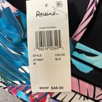 Raisin's Kaori High-Neck Printed Bikini Top size Medium Photo 4