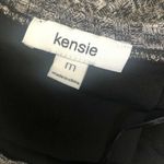 Kensie  Black Long Sleeve Crew Neck Top Size M Photo 2