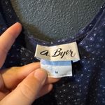 A Byer Women’s A. Byer Dark Blue Floral Patterned Jumpsuit Photo 3