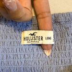 Hollister Lace Dress Smocked Back Spaghetti Strap Periwinkle Junior Sz Long XL Photo 7