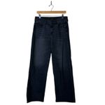 American Eagle Skater Jeans Womens 6 Black Low Rise Wide Leg Baggy Y2K Grunge Photo 1