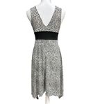 F.L.P. Faith Love Passion Leopard Animal Print Pull on Dress Size S Twist Strap Gray Photo 2