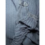 Nasty Gal  Black Ribbed Fitted High Neck Bodysuit Sz 12 Photo 5