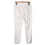 MOTHER Denim MOTHER The Lace Up Dazzler Ankle Chew Jeans Almost Innocent White Size 29 Photo 5