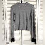 Urban Outfitters  Black & White Long Sleeve Mockneck Crop Medium Photo 7