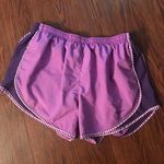 Nike Purple w/gingham print  Dri Fit Running Shorts Photo 0