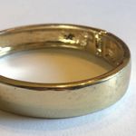 Kenneth Cole Gold Tone Hinged Clamp Classic Bracelet Photo 5