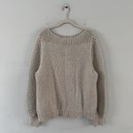 Tommy Bahama NWT  Shimmer Balloon Sleeve White Silver Metallic Wool Blend Sweater Photo 1