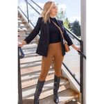 Spanx  Faux Suede Leggings in Rich Caramel Size Medium Photo 8