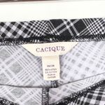Cacique  Plus Size 26W 28W‎ Pajama Pants Purple Gray Plaid Print Elastic 843 Photo 6