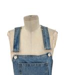 Free People Louise Denim Skirtall Overall Dress Medium Wash Blue Size 0 Photo 3