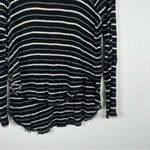 We The Free Stripes Drippy Thermal Knit Cowl Neck Sweater S Photo 3