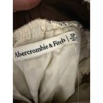 Abercrombie & Fitch  Tie Back Brown Babydoll Linen Maxi Dress Small Petite Photo 13