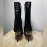 Stuart Weitzman  rich leather stiletto boot / bootie size 5 black Photo 3