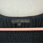 Pierri New York Smocked Long Sleeve Sweater Women’s S Black Photo 2