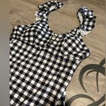 Cupshe  Gingham Ruffle One Piece Summer Swim | Bathing Suit Photo 1
