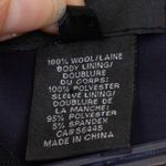 J.Crew Womens Super 120s Striped Wool Blazer Size 2 Black Academia Preppy Office Photo 4