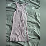 DENIM FORUM Aritzia Tank Top Lavender XS 100% Cotton Stretch Casual Comfort Purple Photo 5