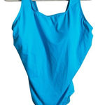 Lands' End  Women's Plus Size 16W Blue One-Piece Swimsuit Photo 0