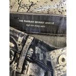 AG Adriano Goldschmied NWOTJeans Womens Metallic Foil Coated Farrah Skinny Ankle Photo 4