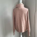 Caslon Women’s Oversized Pink Pullover Cowl Neck Sweater Size L Photo 1