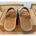 L'Amour Des Pieds Chuxley Women's Wedge Flip Flop Taupe Suede Size 9.5 NWOT Brown Photo 8