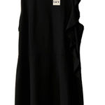 Bar III Nwt Sleeveless Black Stretch Dress Ruffle Side Size XL Photo 0