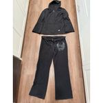 Seven7 Luxe Women's Hoodie &‎ Pants Set Butterfly Graphic Size 18/20 Black Photo 4