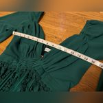Emerald Green Long Sleeve Prom Dress size S Photo 1