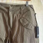 Kut From The Kloth Sadie Slit Hem Flap Pockets Pants Stone Tan NWT Size 4 Photo 3