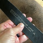 Perry Ellis  Genuine Leather Western Bling Belt Womens M L Tooled Photo 8