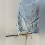 We The Free distressed button fly denim mini skirt size 27 100% cotton Photo 7