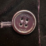 Escada Sport Dark Plum Purple Crushed Velvet Blazer Jacket EU Size 34 US Small S Photo 8