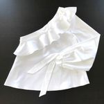 NICHOLAS One Shoulder Top White Sz 0 NWT Photo 1