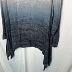 Torrid Size 1 Top Ombré Tunic Shark Bite Hem Long Sleeve Photo 2