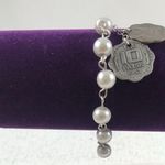 Handmade Pearl silver paise charm bracelet Photo 2
