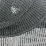Ralph Lauren LAUREN  Black Gray Striped Long Sleeves Turtleneck Sweater Large Photo 3