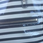 Kate Spade  
Glossy Black & White Striped Tote and Wallet! Photo 8
