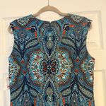 Liz Claiborne NWT Women's Dress Size 12 Turquoise Floral Career Party Sheath Photo 5