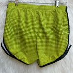 Nike tempo shorts neon green/yellow patterned athletic shorts Photo 3