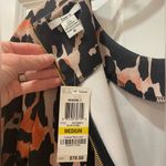 Bar III NWT Bar 3 Tan Leopard Print 3/4 Length Sleeve Scuba Fabric Dress, size medium Photo 1