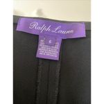Ralph Lauren  Purple Label Womens 6 Wool Blend Black Straight Leg Dress Pants Lux Photo 3