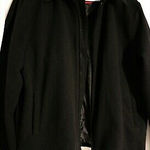 Alpine Swiss Mens Large Wool Blend Black Open Bottom Jacket JD Bomber Zipper Coat Photo 7