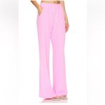 Amanda Uprichard  Vera Pants Carnation Vibrant Pink Wide Leg pull on Revolve 342 Photo 1