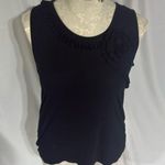 Design History  women ruffle sleeveless top size 1X. Photo 0