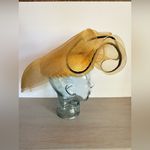 Vintage Gold Church Derby Fascinator Hat Sculpted Mesh Avant Garde Cocktail Photo 1