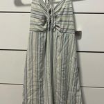 American Eagle  Striped Halter Mini Slip Dress NWT Photo 1